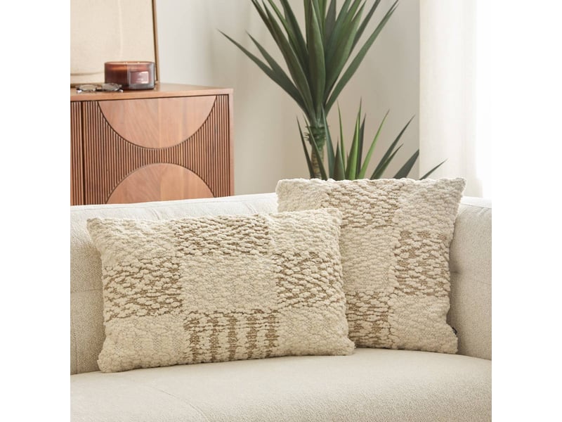  Coussin ameya carré 45x45cm beige AMEYA - Conforama B