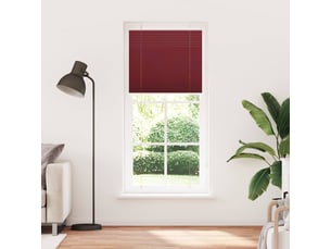 Store plissé, store de fenêtre rouge bordeaux 85x200 cm largeur du tissu 84,4 cm cf47062