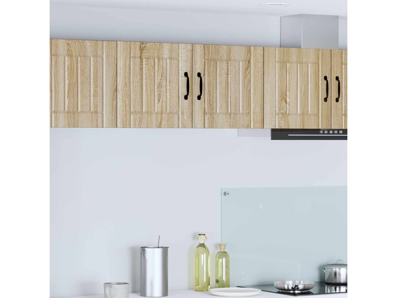  Meuble mural de cuisine, armoire de cuisine chêne sonoma 80x31x40cm shl4559  - Conforama B