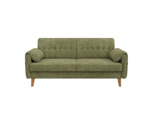 Canapé droit fixe <strong>WISHDOR</strong> <strong></strong> 2 places Polyester vert