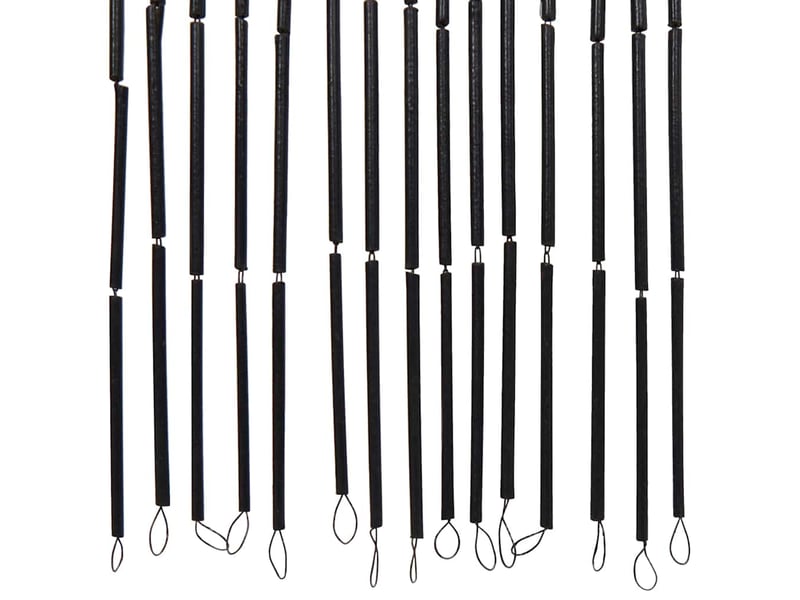  Rideau de porte anti-insectes, moustiquaire pour camping-car gris foncé 56 x 185 cm bambou cf43605  - Conforama E