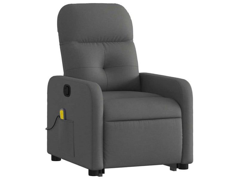  Fauteuil de massage inclinable, fauteuil relax gris foncé tissu shl31179  - Conforama D