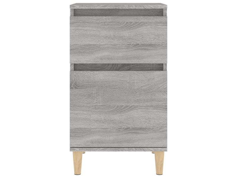  Lot de 2 tables de chevet - cabinet de chevet - table de nuit sonoma gris 40x35x70 cm  - Conforama E