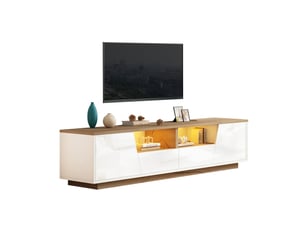 Meuble tv coloris bicolore 40 cm <strong>ATELIER CONFORTIEL</strong>  <strong></strong>