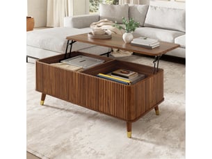 Table basse  coloris bois foncé <strong></strong> <strong></strong>