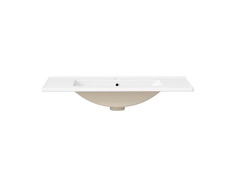 Meuble vasque sur pied 81x47x86 cm 3 tiroirs mdf blanc - Conforama D