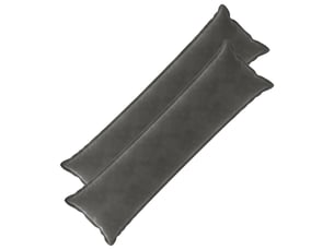 Lot de 2 coussins avec oreiller, coussins décoratifs houten gris foncé fløjl cf51061
