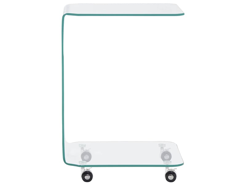  Table basse | table d'appoint 45x40x63 cm verre trempé  - Conforama C