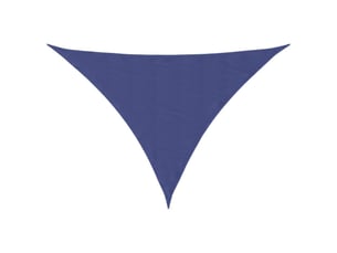 Voile de parasol - voile d'ombrage tissu oxford triangulaire 5x5x6 m bleu
