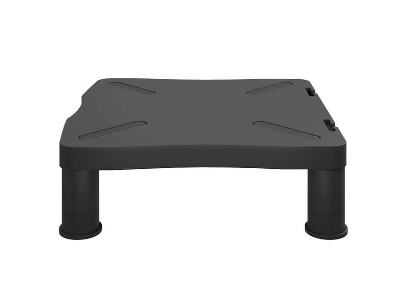  Support de moniteur, écran pc bureau noir 33,5x34x10,5 cm  - Conforama D