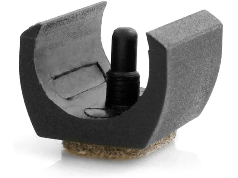  Lot de 4 patins en feutre de 21 mm avec clip, patins réducteurs de bruit pour chaises de console  - Conforama D