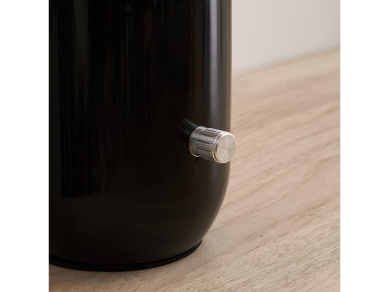  Lampe de table rétro chic noire avec verre blanc - sorène Sorène - Conforama D