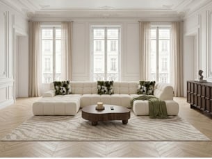 Canapé d'angle droit convertible <strong>BOBOCHIC</strong> <strong>ANDRE</strong> 4 places Tissu Jaune