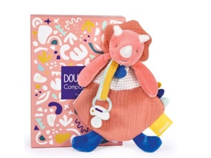 Doudou attache sucette dino lou calinosaures
