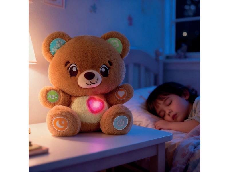  Ours en peluche interactif personnalisable 1 a 5 ans avec bluetooth et mode calm time VTE3417766232052 - Conforama C