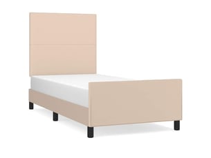 Lit simple 100x200 cm    coloris marron