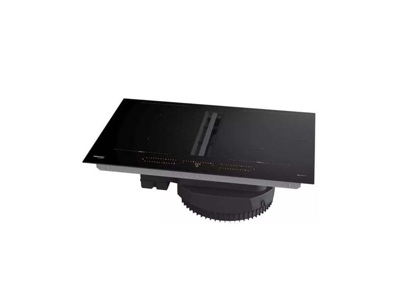 Hisense - plaque induction aspirante 4 feux 7160w noir heh8443bscwf1 - HEH8443BSCWF1 - Conforama E
