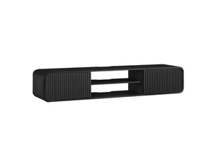 Meuble tv coloris noir 160 cm MIVRAY   