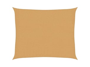 Voile d'ombrage - voile d'ombre - voile parasol 160 gm² rectangulaire sable 2,5x3 m pehd