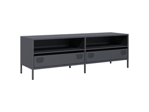 Meuble tv coloris gris 135 cm <strong></strong>  <strong></strong>