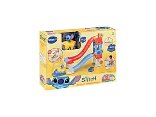 Circuit de jeu modulaire tut tut bolides stitch avec rampes et 2 magic zones