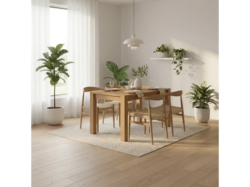  Table extensible en chêne 140190x80 cm camden  - Conforama B
