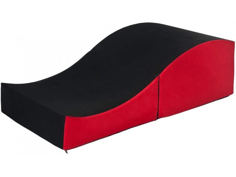  Fauteuil relaxant rabattable préformé noir-rouge 241030.5 - Conforama A
