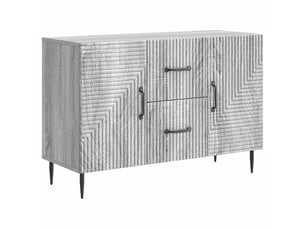 Buffet - bahut - meuble de rangement sonoma gris 89 x 34,5 x 60 cm bois d'ingénierie