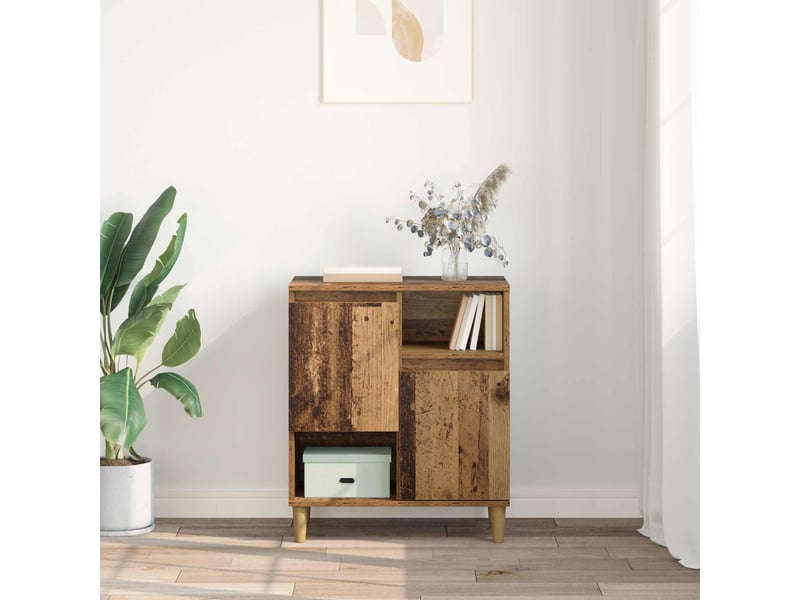  Buffet - bahut - meuble de rangement bois ancien 35 x 60 x 70 cm bois d'ingénierie  - Conforama D