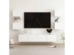 Meuble tv coloris blanc  <strong></strong>  <strong></strong>
