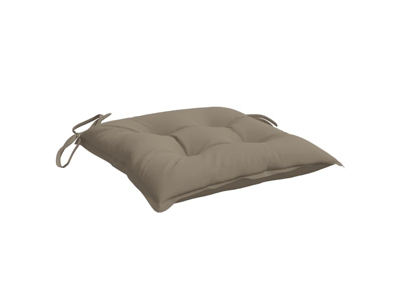  Lot de 6 coussins de palette, coussins de canapé taupe 50x50x7 cm tissu oxford cf59750  - Conforama E