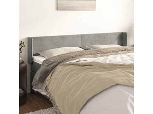 Tete de lit A poser largeur 163 cm <strong></strong> <strong></strong> argenté