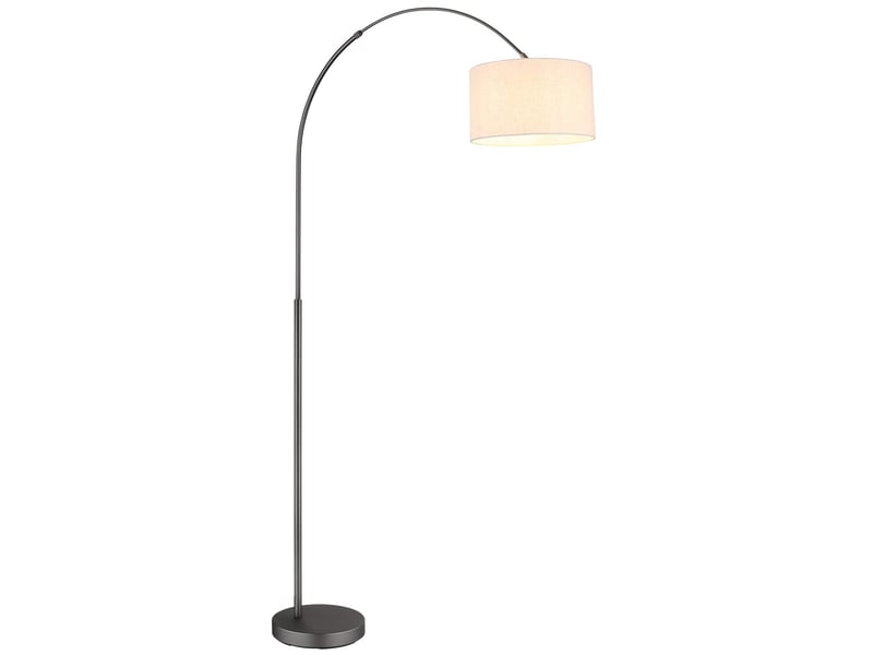  Globo thea lampadaire arqué gris anthracite mat e27  - Conforama A