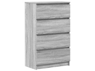 Buffet - bahut - meuble de rangement sonoma gris 60x35x98,5 cm bois d'ingénierie