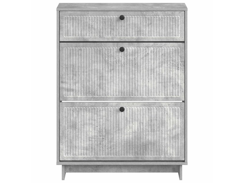  Meuble à chaussures, armoire à chaussures ede 78x24x103 cm bois d'ingénierie shl138  - Conforama D