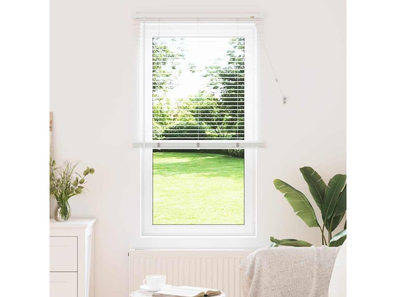  Store vénitien, store de fenêtre blanc 175 x 70 cm 25 mm aluminium cf47767  - Conforama B