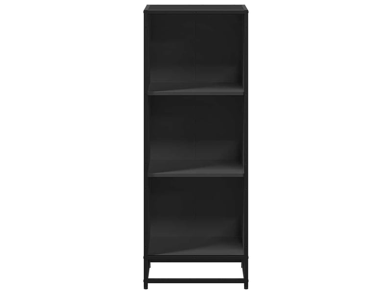  Bibliothèque, meuble de rangement salon noir 40x35x107,5 cm bois d'ingénierie  - Conforama D