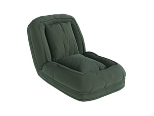 Fauteuil fixe <strong>OKWISH</strong> <strong></strong> Tissu vert vendu A l'unité