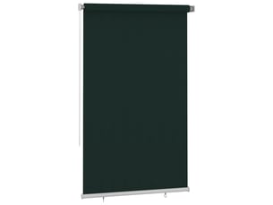 Store enrouleur, store roulant d'extérieur 145 (l) x 230 (h) cm vert foncé hdpe cf47336
