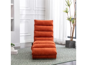Fauteuil relax électrique  <strong></strong> Coton / Lin orange