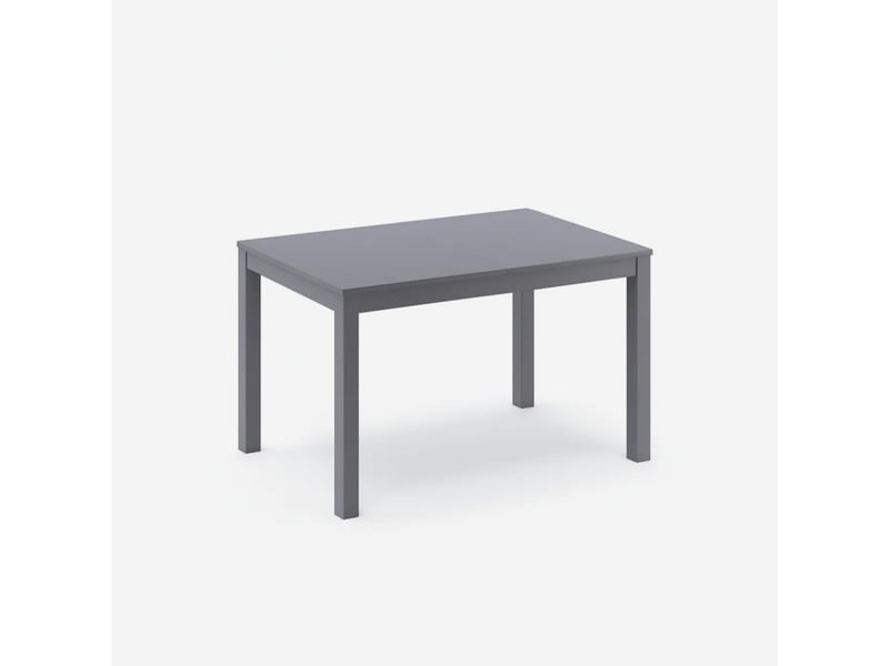 Table à manger extensible 130210 x 80 cm belfort - gris foncé - Conforama A
