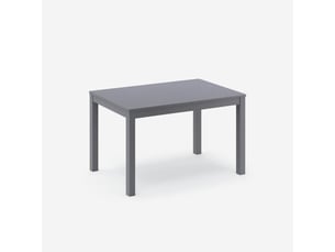 Table à manger extensible 130210 x 80 cm belfort - gris foncé
