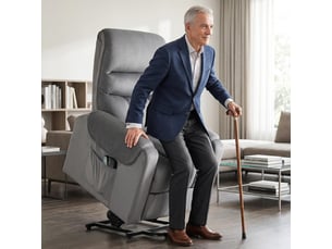 Fauteuil relax électrique  PANGIVO Velours gris