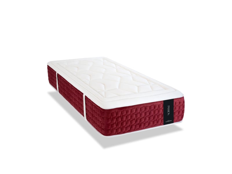  Matelas ressorts ensachés passion - 30 cm, soutien ferme 80x200 cm - blanc 3MA506.0820 - Conforama A