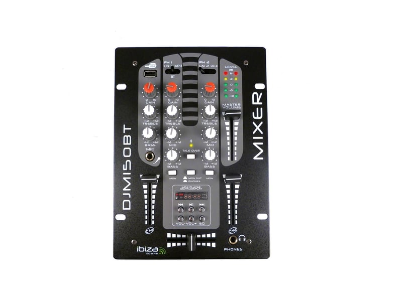  Table de mixage 2 voies - 5 canaux djm-150-usb-bt  - Conforama C