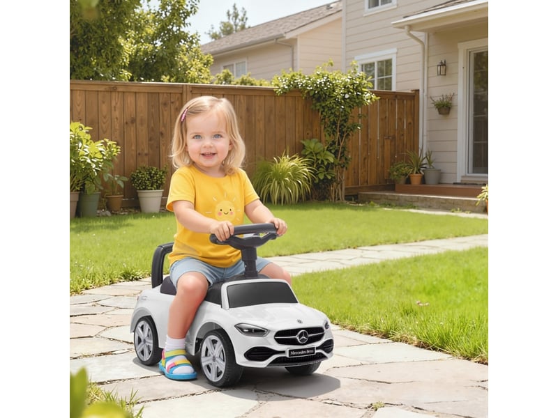  Porteur mercedes-benz classe c 65x28x39 cm blanc  - Conforama B