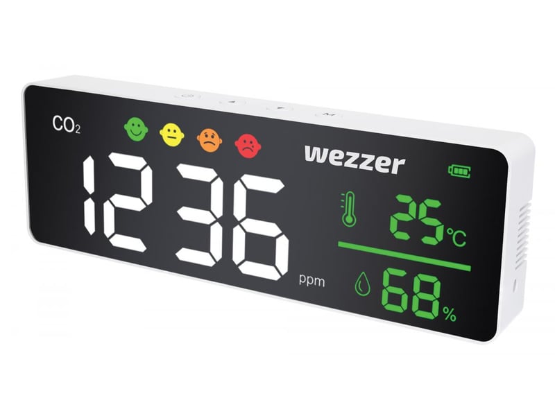  Moniteur de qualité de l'air levenhuk wezzer air mc50 81400 - Conforama A