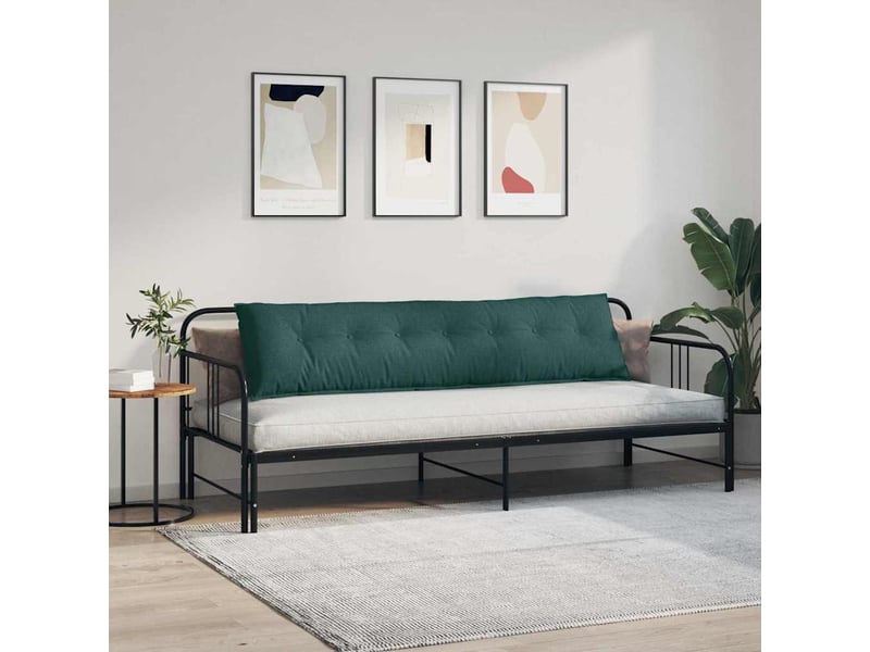  Coussin de dos, coussin de dossier vert foncé 200 x 19 x 50 cm tissu cf55085  - Conforama D