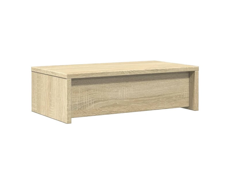  Support de moniteur table meuble bureau avec tiroirs sonoma bois d'ingénierie marron 02_0044945  - Conforama E