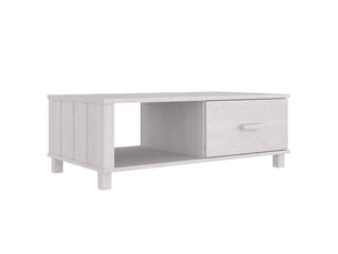 Table basse rectangulaire coloris blanc  